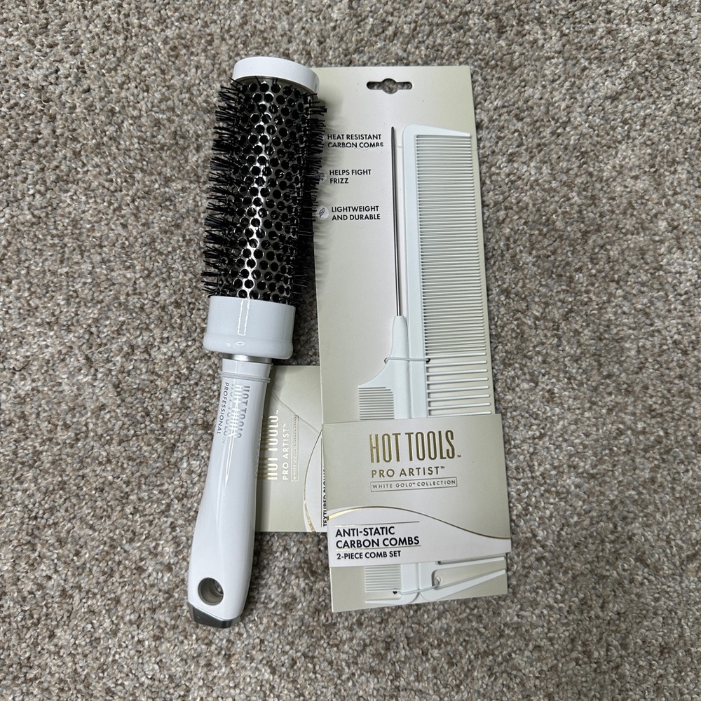 Hot Tools Pro Artist Anti-Static Carbon Comb Set